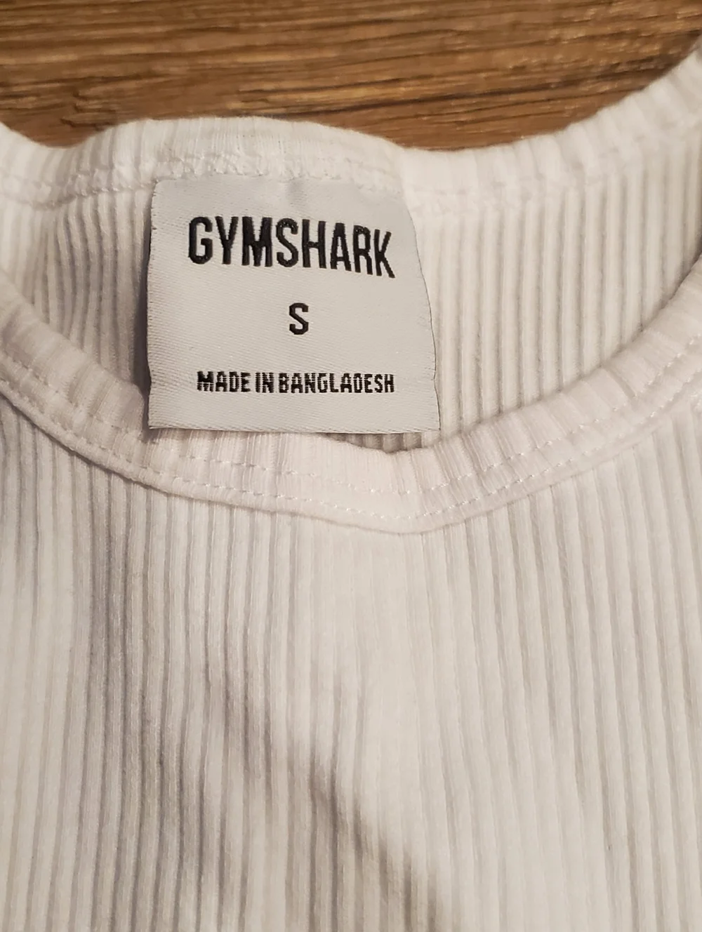 Gymshark Ribbed Tank 🤍 - Picture 2 of 3